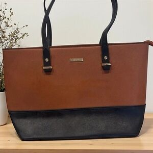 Elim & Paul Black & Brown Tote Bag